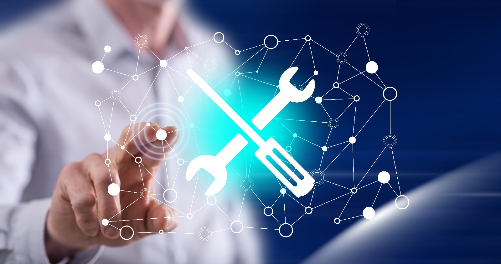 Digital tools icon representing a business intranet.